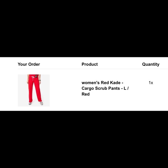 FIGS Red Kade & Casma Scrub Set - Picture 3 of 5